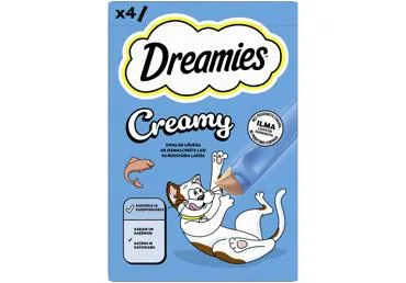 KAĶU GARDUMS AR LASI DREAMIES 4X10G
