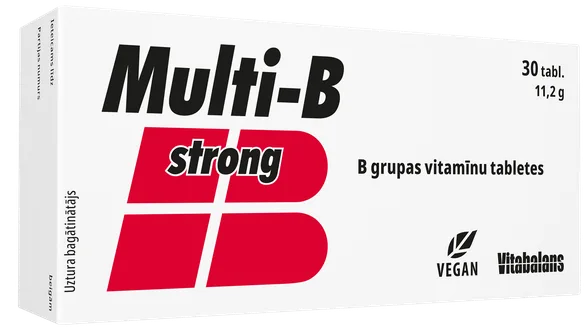 Vitabalans Multi-B Strong tabletes, 30 gab.