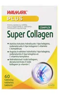 WALMARK SUPER COLLAGEN COMPLEX (KOLAGĒNS LOCĪTAVĀM), 60 CITRONU GARŠA KOŠĻĀJAMĀS TABLETES