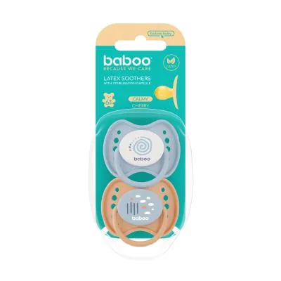 Baboo Calmy Lateksa apaļais knupītis, blue haze, 6+ mēneši N2