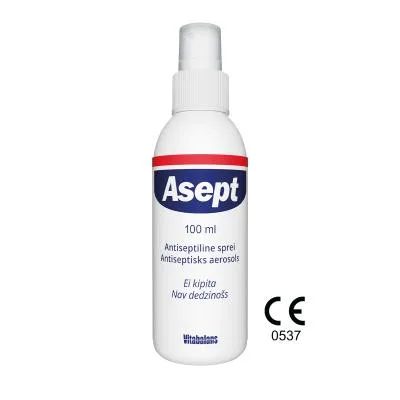 Asept Antiseptisks šķīdums aerosols 100 ml