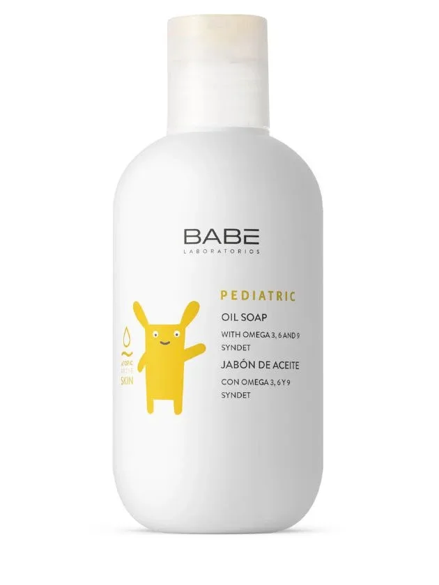 Babē Pediatric eļļas ziepes bērniem ar omega-3 un omega-6, 200 ml