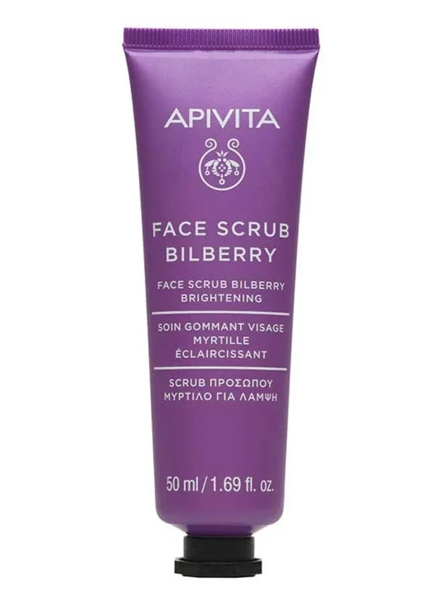 Apivita sejas skrubis ar mellenēm ādas izgaismošanai, 50 ml