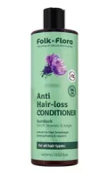FOLK&FLORA ANTI HAIR-LOSS, BURDOCK, STIPRINOŠS KONDICIONIERIS PRET MATU IZKRIŠANU, 400ML