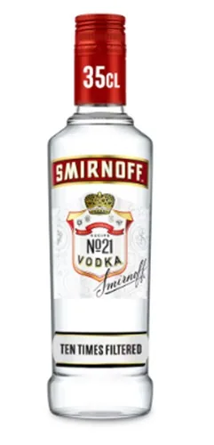Водка Smirnoff Red 37,5%, 0,35 л