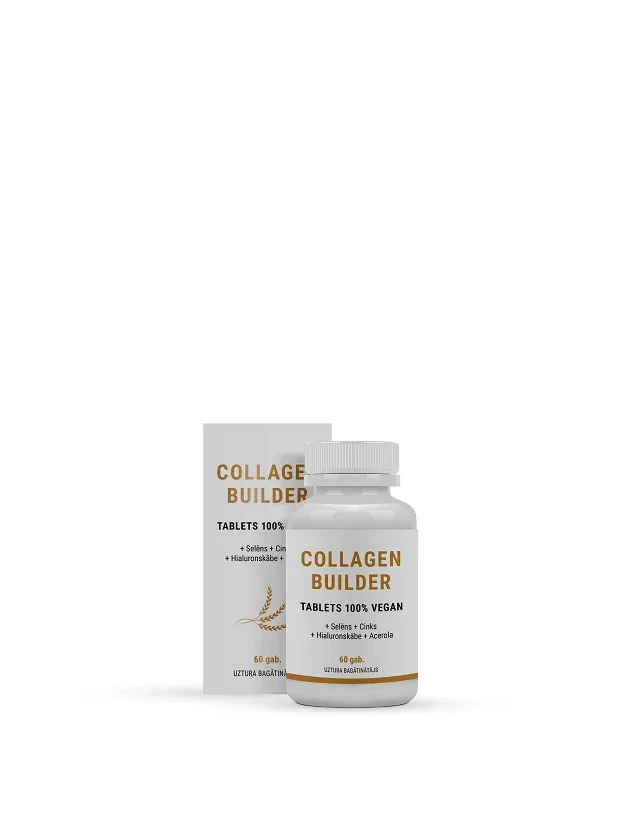 Collagen builder tablets 100% vegan, 60 tabletes