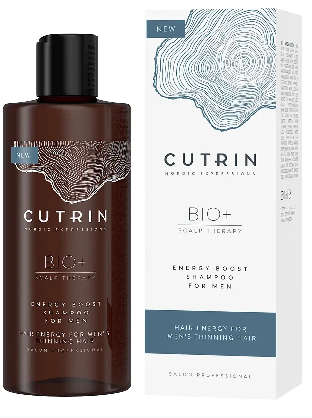 Cutrin BIO+ Energy Boost šampūns vīriešiem, 250 ml