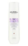 GOLDWELL DUALSENSES BLONDES&HIGHLIGHTS ŠAMPŪNS BLONDIEM MATIEM DZELTENO TOŅU NEITRALIZĒŠANAI, 250ML
