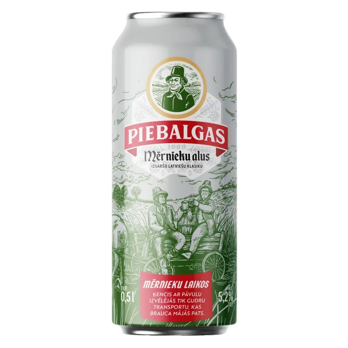 Alus Piebalgas mērnieku 5,2% 0,5 l
