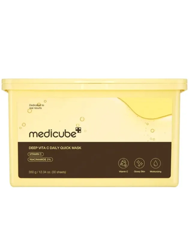 Medicube Deep Vita C izgaismojoša maska, 30 gab