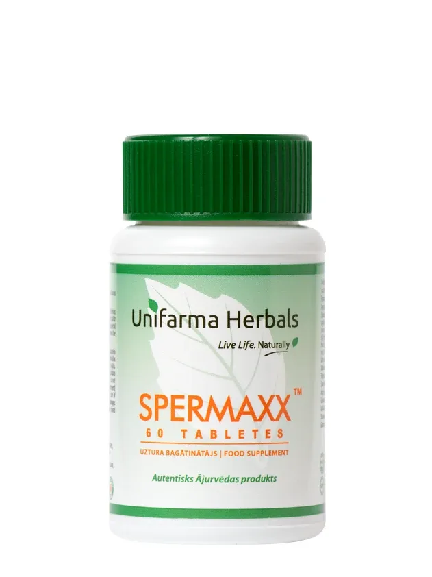 Unifarma Herbals Spermaxx tabletes, 60 gb.