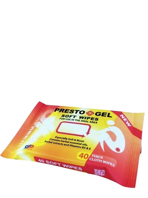 Presto gel, 40 salvetes