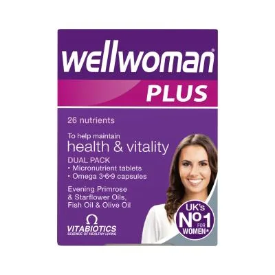 Wellwoman plus omega 3-6-9 kapsulas + tabletes N56