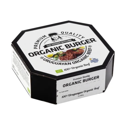 SALDĒTS LIELLOPA BURGERS ORGANIC, 2 X 125G