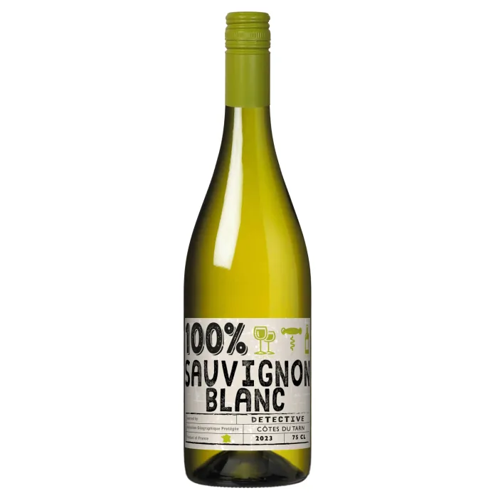 Белое вино Detective Sauvignon Blanc 11%, 0,75 л
