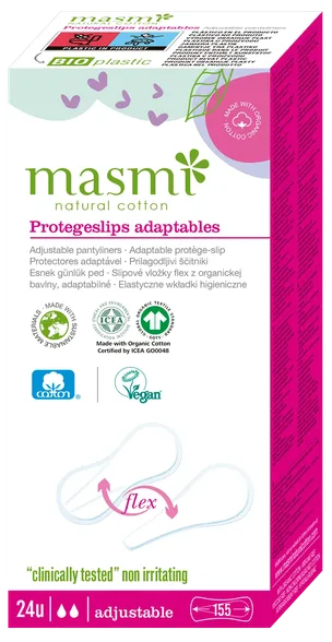 Masmi Organic Cotton Flex ikdienas ieliktnīši, 24 gab.