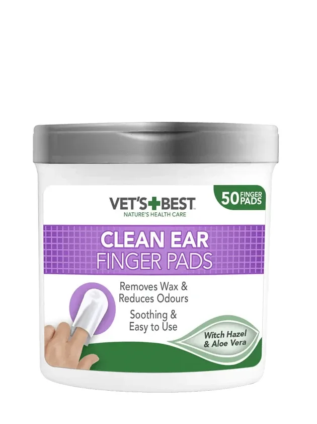 Салфетки Vet's Best для ухода за ушами собак и кошек, 50 шт.
