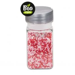 DEKORI CUKURA NONPARELLI BALTI/SARKANI/ROZĀ BIO 60G SWEET VALENTINE BIO