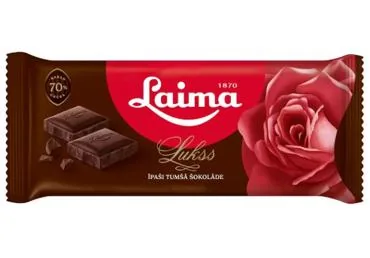 TUMŠĀ ŠOKOLĀDE 70% LUKSS LAIMA 90G