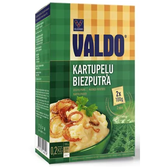 MILTU MAISĪJUMS VALDO KARTUPEĻU BIEZPUTRA 2X100G