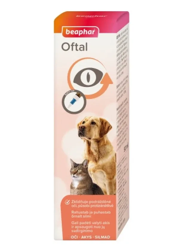 Beaphar Oftal līdzeklis acu tīrīšanai, 50 ml