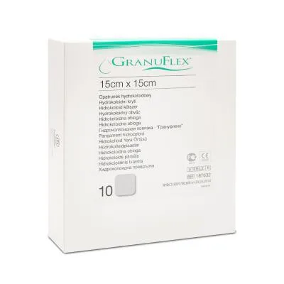 Granuflex hidrokoloīdu pārsējs 15 x 15 cm N10