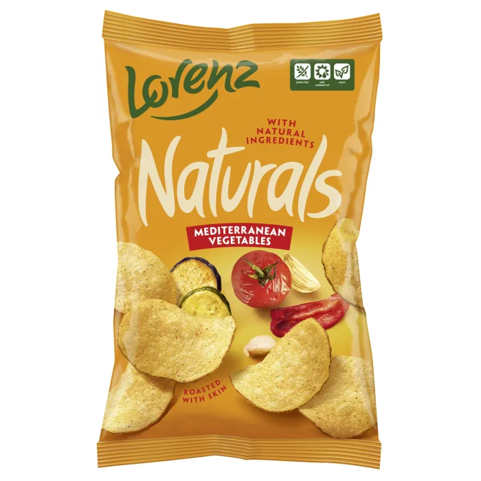 NATURALS MEDITERRANEAN ČIPSI AR VIDUSJŪRAS DĀRZEŅU GARŠU 100G