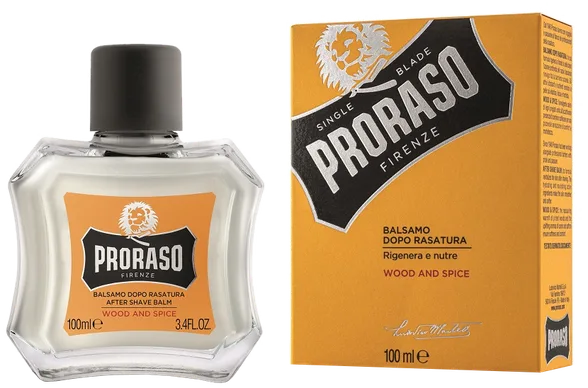 Proraso Wood and Spice balzams pēc skūšanās, 100 ml