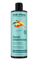 FOLK&FLORA REPAIR SEA BUCKTHORN ATJAUNOJOŠS KONDICIONIERIS BOJĀTIEM UN KRĀSOTIEM MATIEM, 400ML