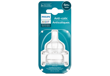 ZĪDAIŅU BAROŠANAS PUDELĪTES UZGALIS PHILIPS AVENT 6M+2GAB.