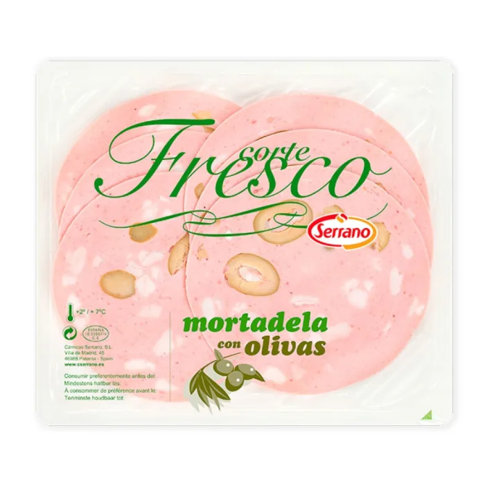 DESA MORTADELLA AR OLĪVĀM, ŠĶĒLĒS 100G