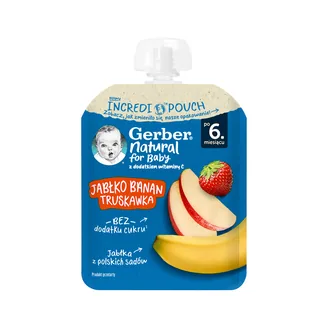 BIEZENIS GERBER ĀBOLU,BANĀNU ZEMEŅU 6+ 80G