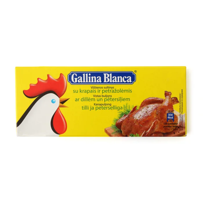 VISTAS BULJONS GALLINA BLACA AR DILLĒM UN PĒTERSĪĻIEM 12X10G