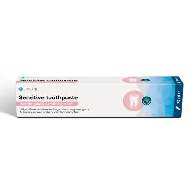 Livsane Sensitive zobu pasta 75 ml