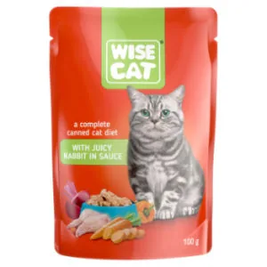 BARĪBA PIEAUGUŠIEM KAĶIEM WISE CAT  AR TRUŠA GAĻU MĒRCĒ 100G