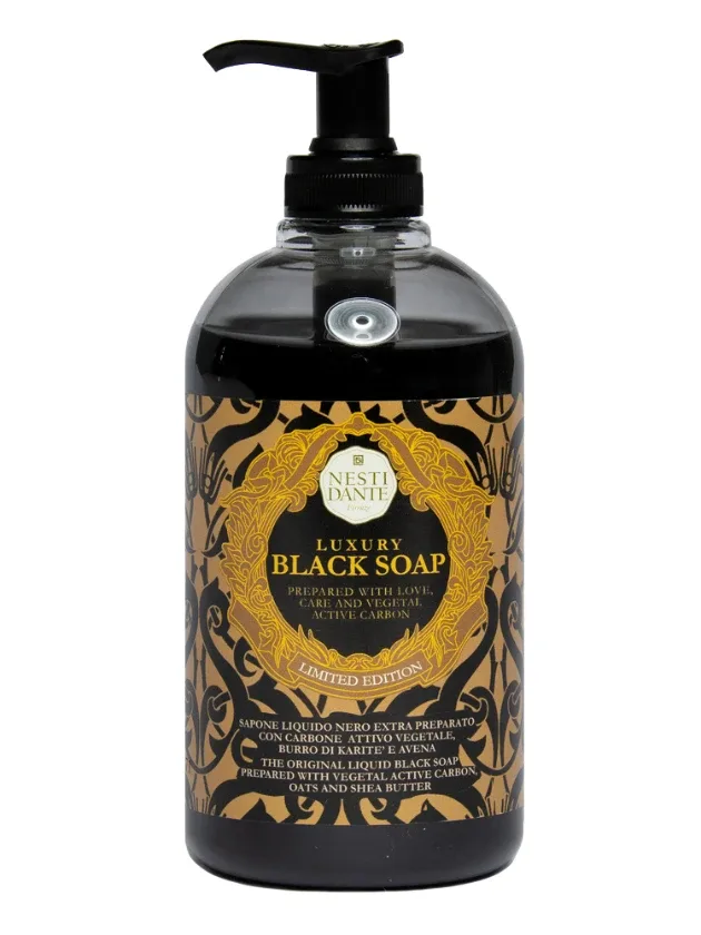 Dolce vivere luxury black šķidrās ziepes, 500 ml