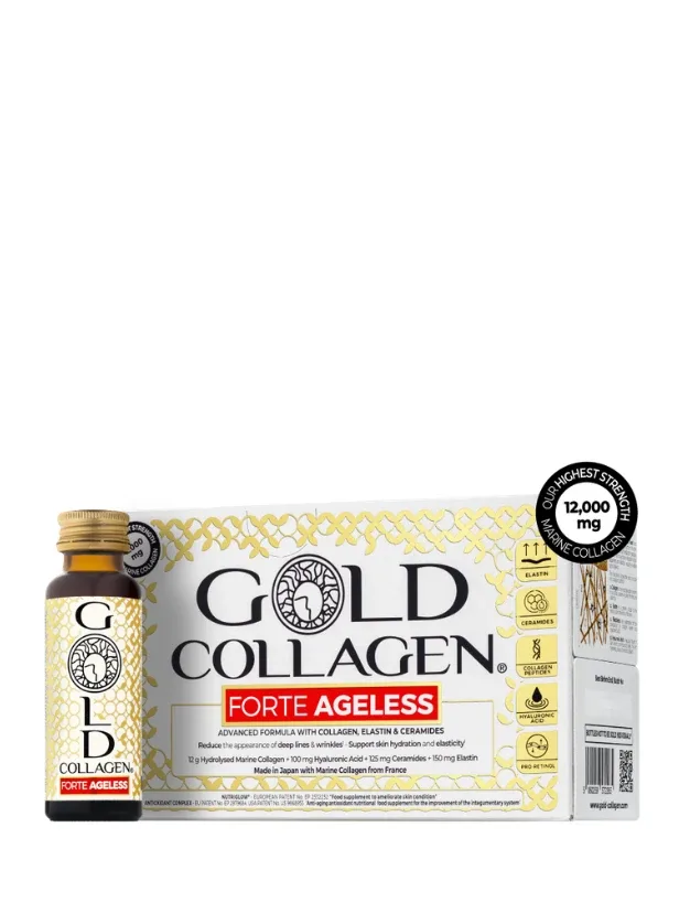 Gold Collagen Forte Ageless Flakoni, 10 x 50 ml