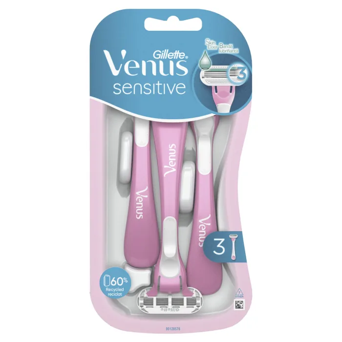 VIENREIZĒJIE SKUVEKĻI GILLETTE VENUS SENSITIVE SIEV. 3GAB