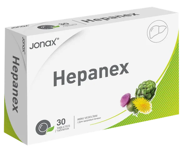 Jonax Hepanex aknu veselībai tabletes, 30 gab.