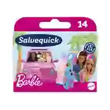 PLĀKSTERI SALVEQUICK BARBIE BĒRNIEM 14GAB.