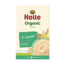TRĪSGRAUDU PUTRA HOLLE BEZ GLUTĒNA ZĪDAIŅIEM NO 6 MĒNEŠU VECUMA BIO 250G