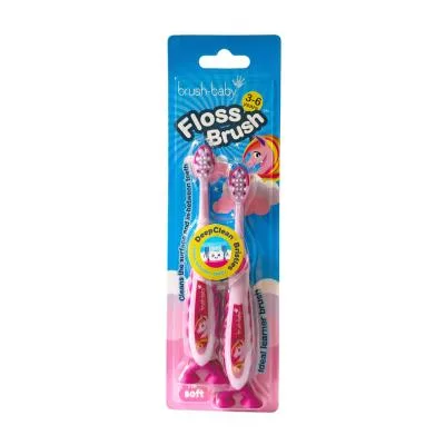 Brush-Baby Flossbrush Unicorns zobu birste 3-6 g. N2