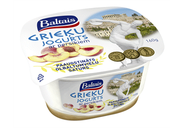 JOGURTS GRIEĶU AR PERSIKIEM 160G