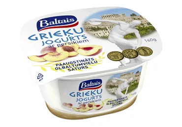 JOGURTS GRIEĶU AR PERSIKIEM 160G