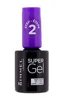 RIMMEL SUPER GEL TOP COAT GELA NAGU LAKAS FIKSATORS, 12ML