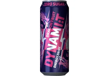 ENERĢIJAS DZĒRIENS DYNAMI:T DRAGON FRUIT ZERO 0,5L D
