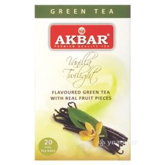 TĒJA ZAĻĀ AKBAR VANILLA TWILLIGHT ENVELOPE 20X2G