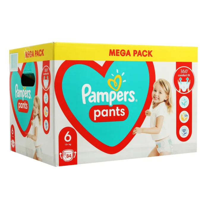 BIKSĪTES PAMPERS MEGA PACK S6 15+KG 84GAB