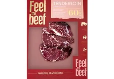 LIELLOPA STEIKS NOGATAVINĀTS 60D. TENDERLOIN 200G