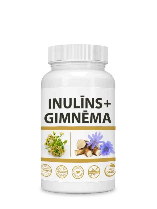 Inulīns + gimnēma, 30 tabletes
